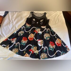 Cat and Kitten Print Women’s Dress Size 22 by Nextmia Plus Size